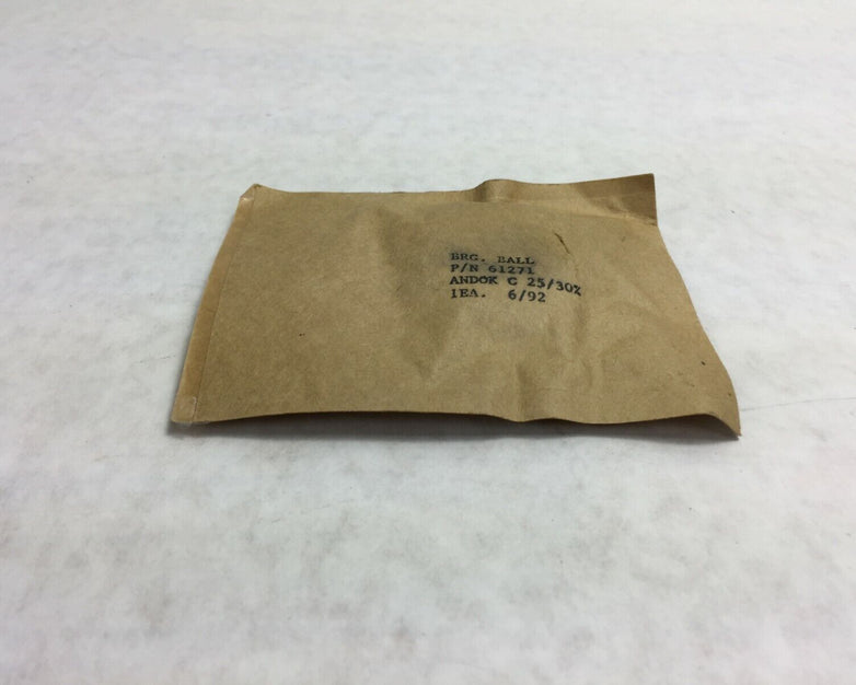Ball Bearing P/N 61271 ANDOK C 25/30% NOS