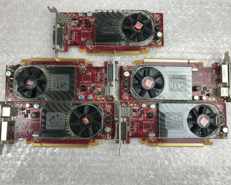 ATI Radeon 256MB PCI-E Graphics Cards 109-B62941-00 ATI-102-B62902(B) Lot of 5