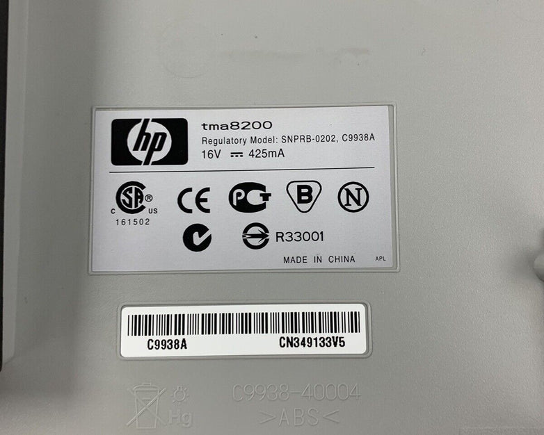 C9938A - Document LID With Transparency Adapter For Scanjet 8200