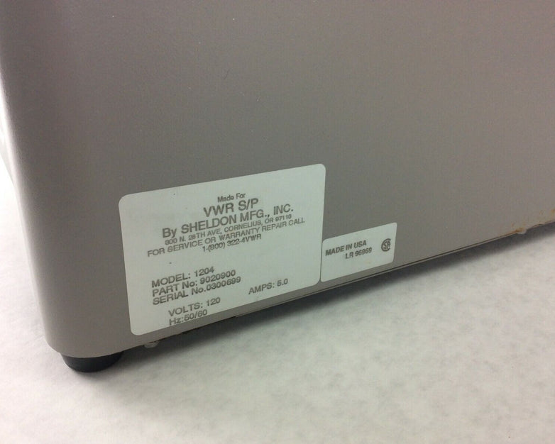 VWR Scientific Products Model 1204 Water Bath
