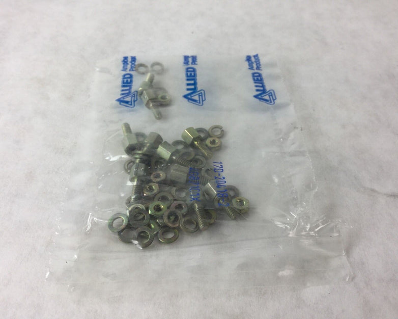 ALLIED Amphenol (4G82101X) D-Sub Accessory Screwlock Nut/Washer (10 in bag) NEW