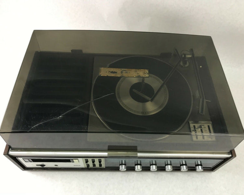 RCA VM6025W Stereo 8 Track Radio Turntable Record Player