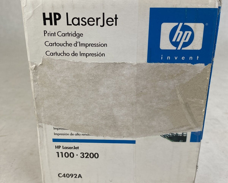 SEALED genuine HP 92A C4092A toner LaserJet 1100 3200 3220
