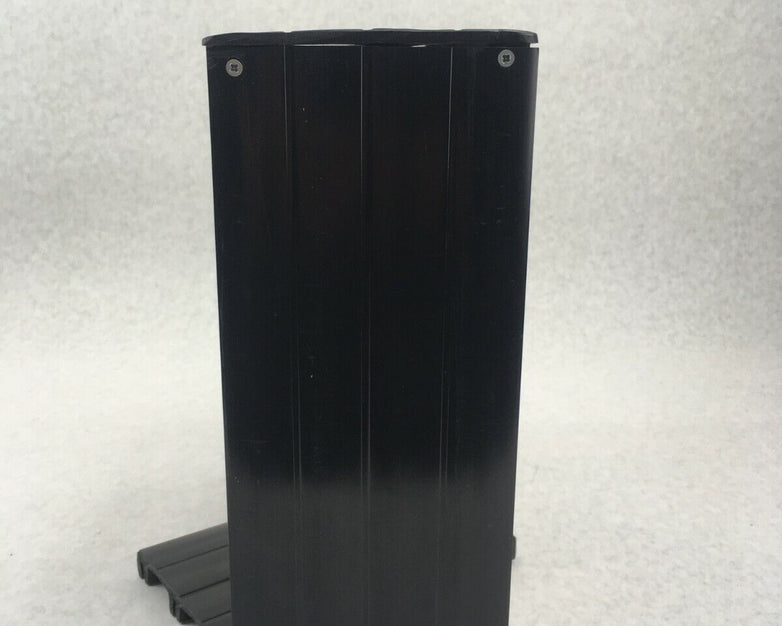 Vintage ME Quartz Table Top Black Plastic Clock