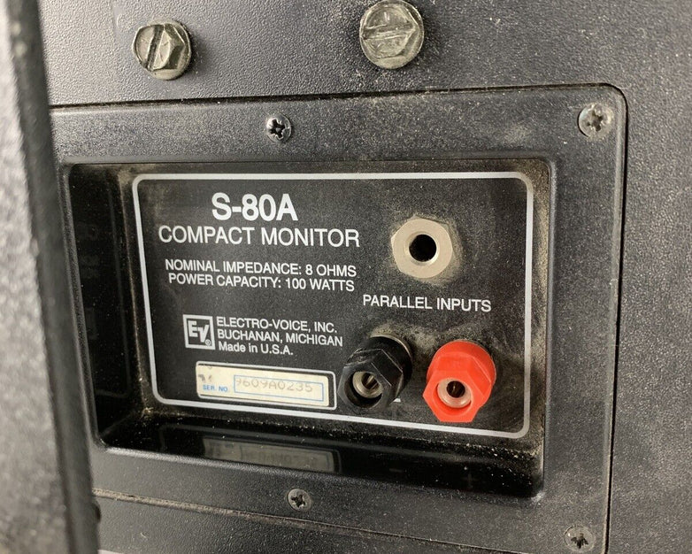 Vintage EV ELECTRO VOICE S-80A Compact Monitors