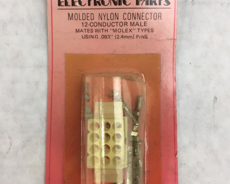 Archer 274-226 Molded Nylon Connector 6-Conductor Male 250V 8A