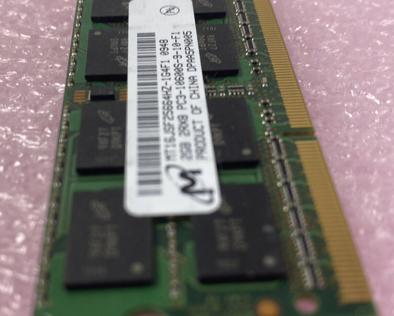 2GB Micron MT16JSF25664HZ-1G4F1 PC3-10600S DDR3-RAM 204pin SO-DIMM 2Rx8