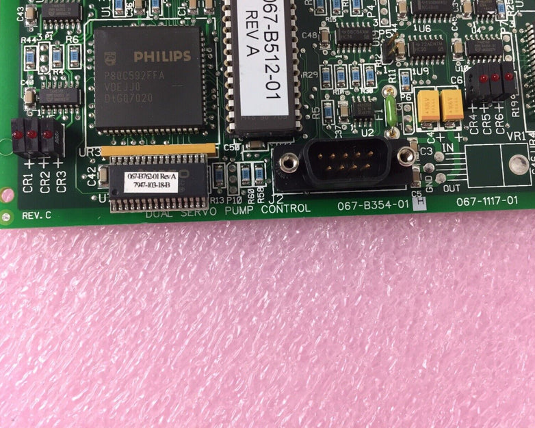 Siemens Bayer 067-B354-01D Dual Servo Pump Control Board 067-1117-01B