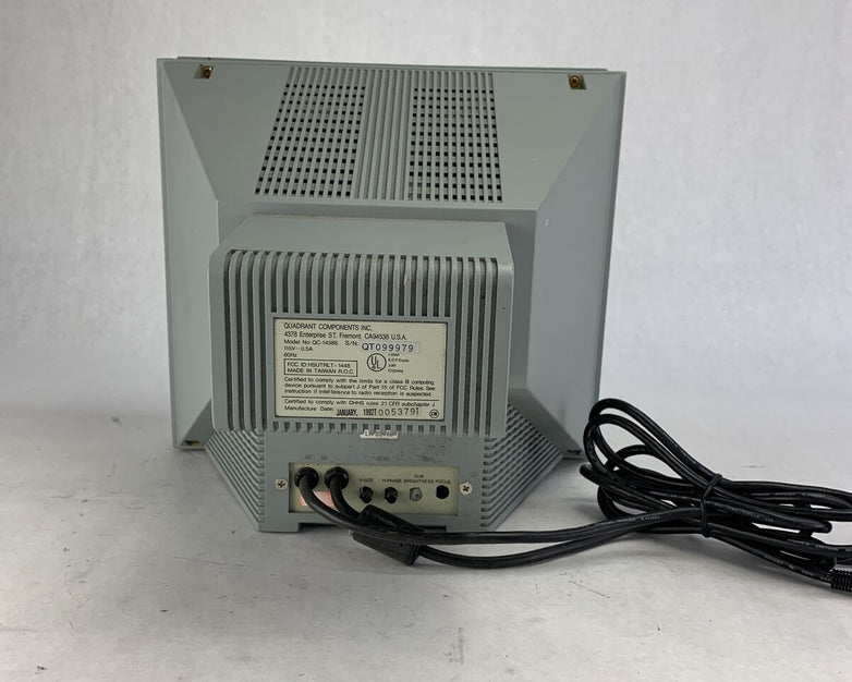 Quadrant Components QC-1438s CRT Display