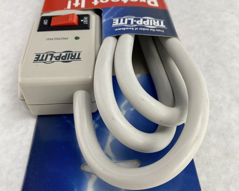 TrippLite TLP404 4 Outlet 390J Surge Protector 4ft Power Strip