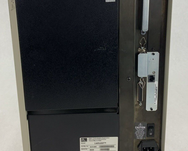 Zebra 140Xi III Label Ribbon and Thermal Printer Broken Window - For Parts