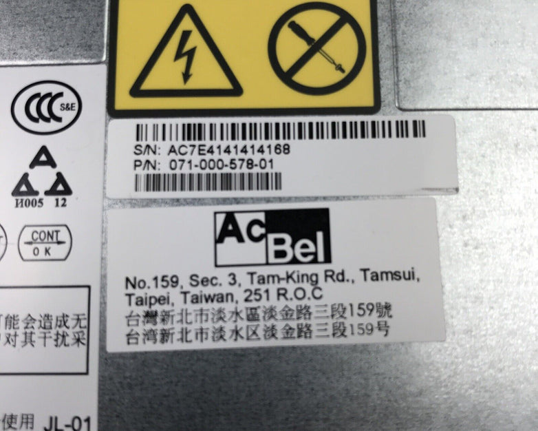 ACBel SGAA005 240V 60Hz 90A 071-000-578-01 Switching Power Supply