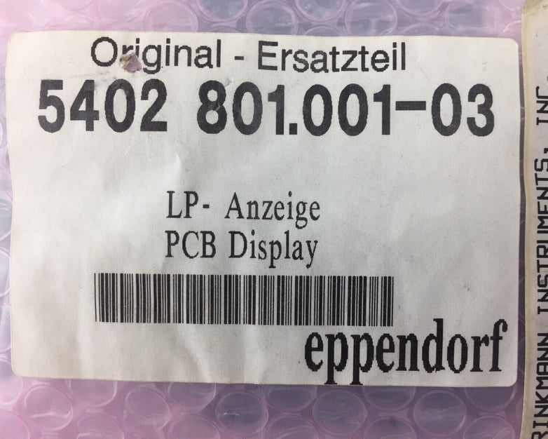 Ersatzteil LP - Aneige PCB Display - Eppendorf - 5402 801.001-03 - Brinkmann