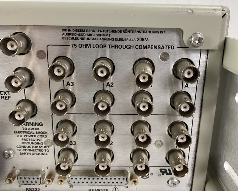 Tektronix 1750A Waveform Vector Monitor Power Tested for Parts and Repair