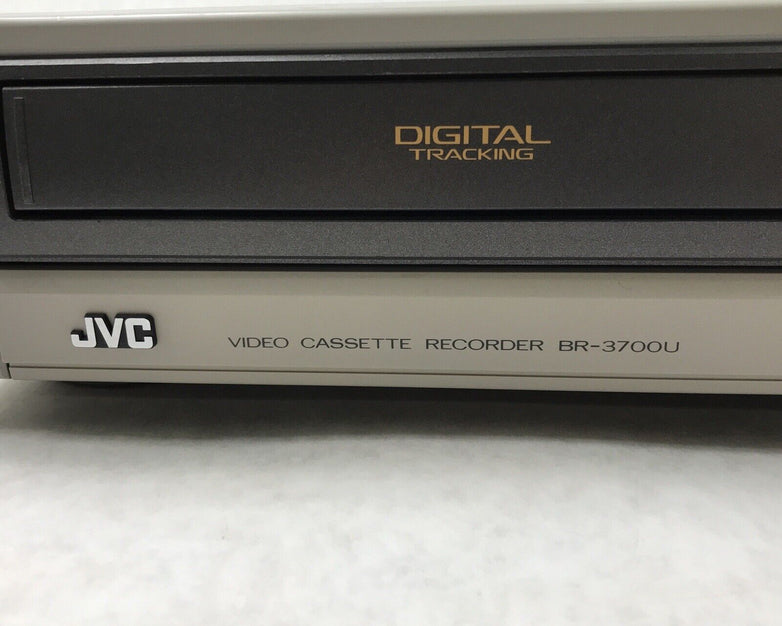 JVC Video Cassette Player BR3700U 60Hz 19W 120V 2.5A VHS Player