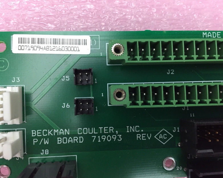 Beckman Coulter 719093 - P/W Board - Rev. AC - Replacement Part