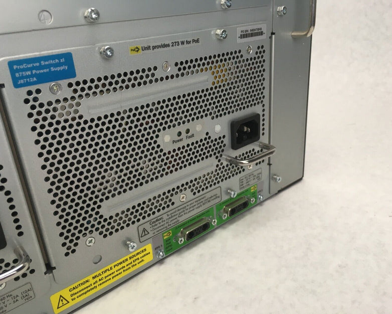 HP J8726A w/ 6 J8702A Modules + J8698A ProCurve Switch 5412 + J8705A Gig-T