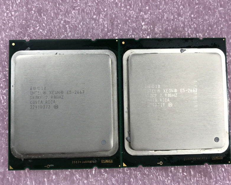 (Lot of 2) Intel E5-2667 SR0KP 2.9GHz (Tested and Working)
