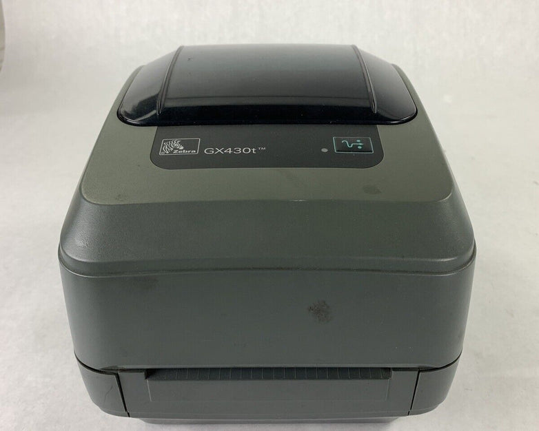 Zebra GX430t Barcode Printer Thermal Label 4" Bad Serial Port Tested