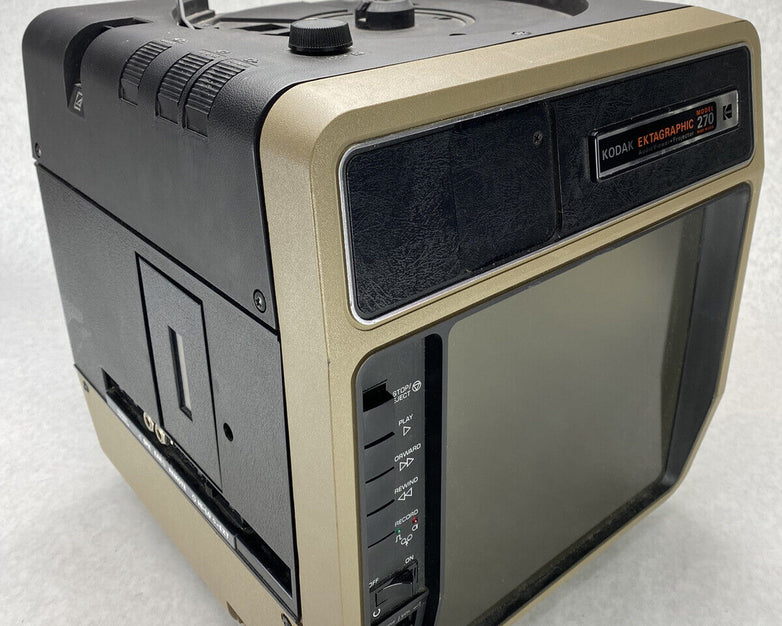 Kodak Ektagraphic 270 AudioViewer Slide Projector + Cassette Player NEEDS REPAIR