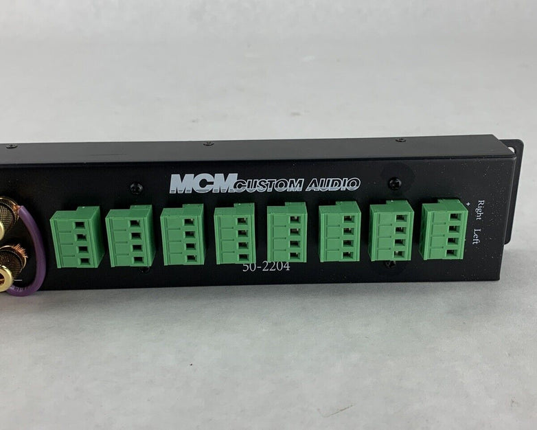 MCM Custom Audio Model 50-2204 Speaker Distribution Panel Box Opened