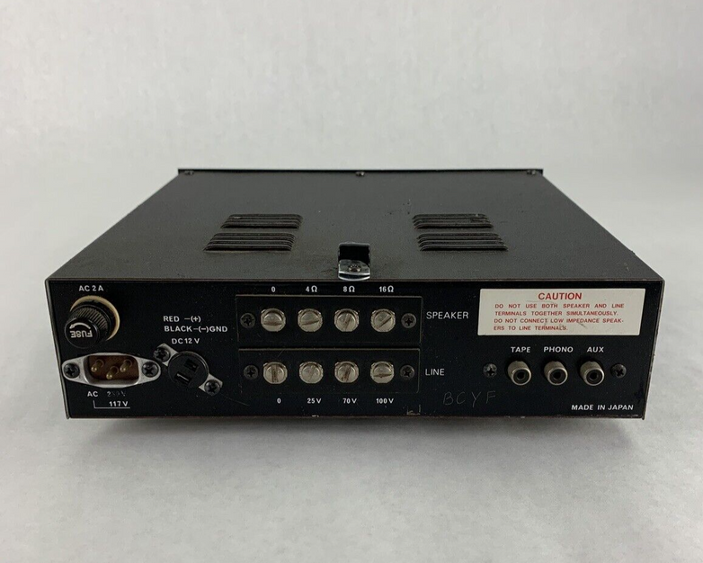 Vintage Vanco Public Address Amplifier PA A-50 Untested