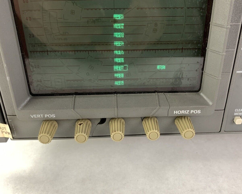 Tektronix 1750A Waveform Vector Monitor Power Tested for Parts and Repair