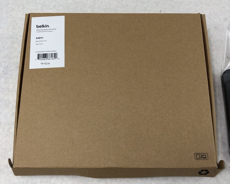 Belkin Model B2B131 Wired Keyboard With Stand for iPod With Box
