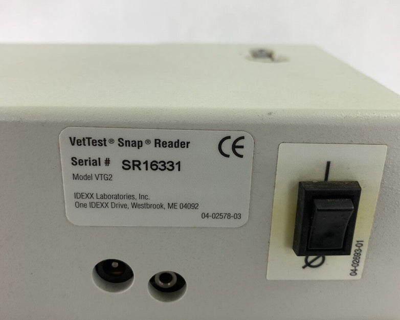 IDEXX Vet Test 8008 Veterinary Chemistry Analyzer For Parts and Repair