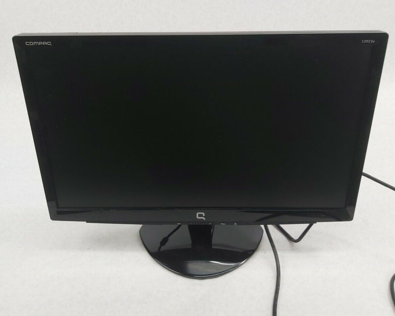 HP Compaq S2022a 20" LCD Monitor WM768A Grade C Pwr Cord Included