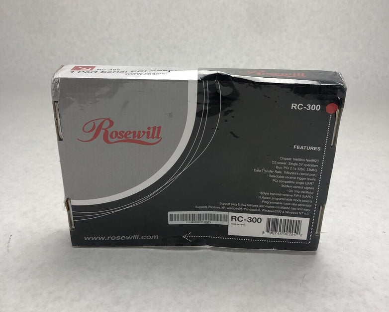 Rosewill RC-300 1 Port Serial PCI Adapter Sealed