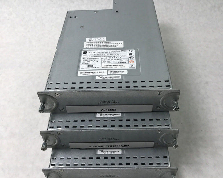 Quality Components DCJ1902-01PLF 190W 240V 60Hz Power Supply (Tested) (Lot of 3)