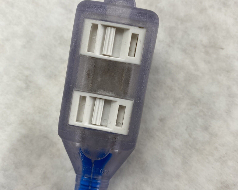 Century Wire Pro Glo 9ft Household Extension Polarized AC Power Cord Blue
