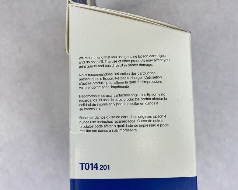 NEW Epson T014 201 color ink cartridge sealed expired 08/2008