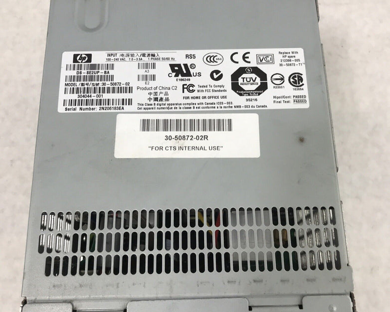 HP 30-50872-02 StorageWorks DS-SE2UP-BA Server Hot Swap Power Supply 304044-001