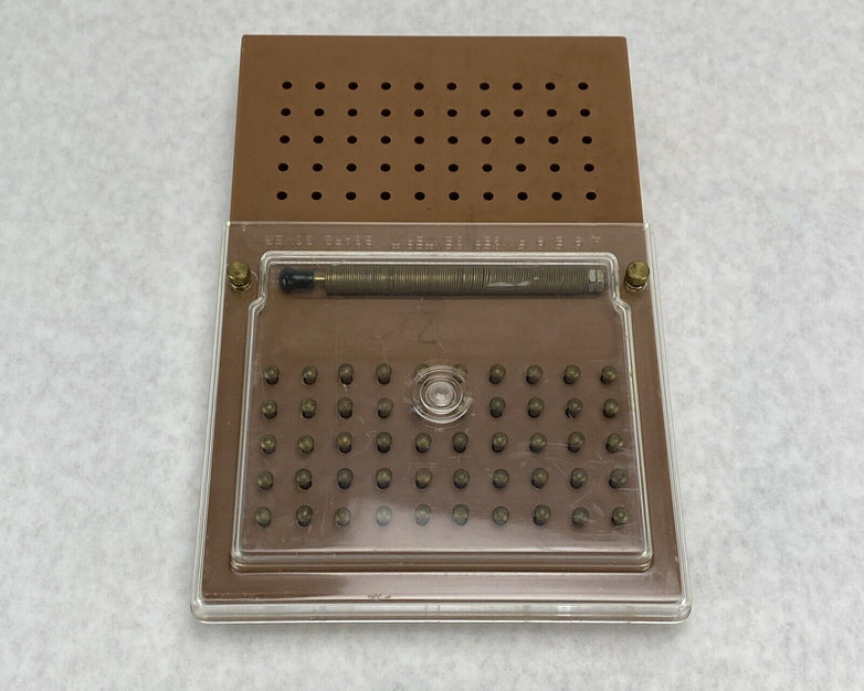 Vintage USES Finger Dexterity Board Clear Cover