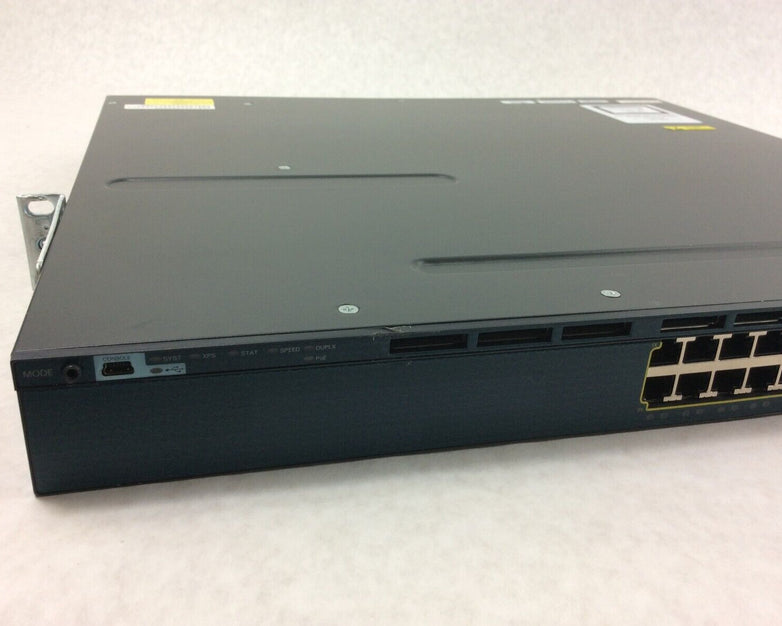 Cisco Catalyst 3560X GBE WS-C3560X-24P-S POE+ Network Switch