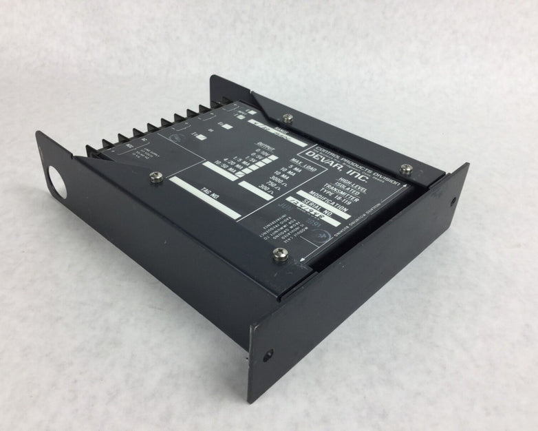 DEVAR 18-119 High-Level Isolated Transmitter 18-119 10/50 MA 4/20 MADC Range