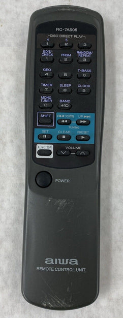 AIWA RC-7AS05 Genuine OEM Remote Control for Stereo CD System NSX-AVF77