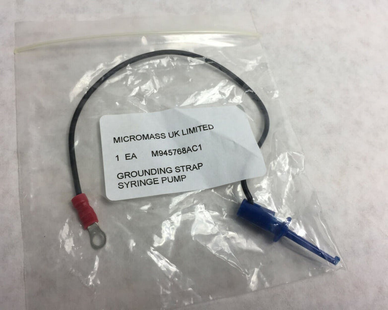 Waters Micromass Grounding Strap Syringe Pump M945768AC1 NOS