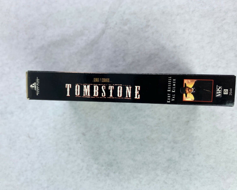 Vintage Classic Tombstone 1994 VHS Tape Movie Kurt Russell Val Kilmer