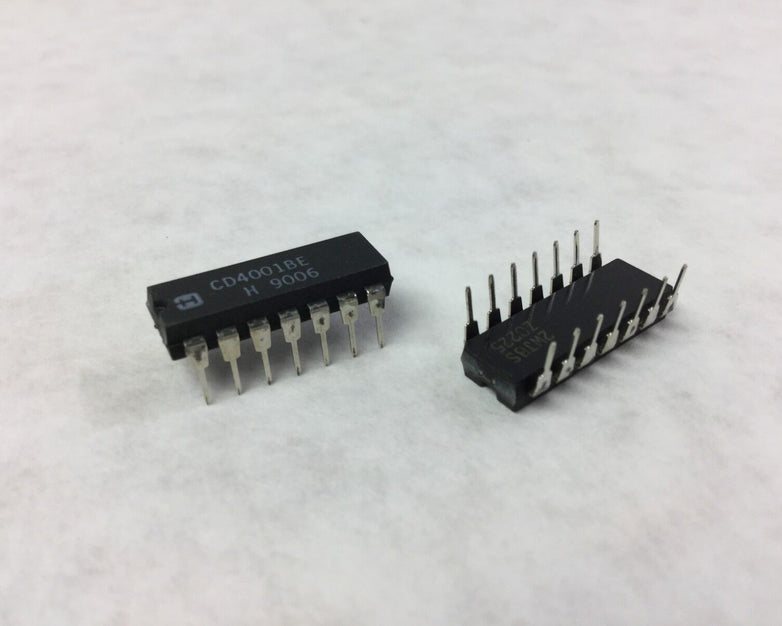Harris CD4001BE Logic Gates CMOS Quad 2-In Lot of 25