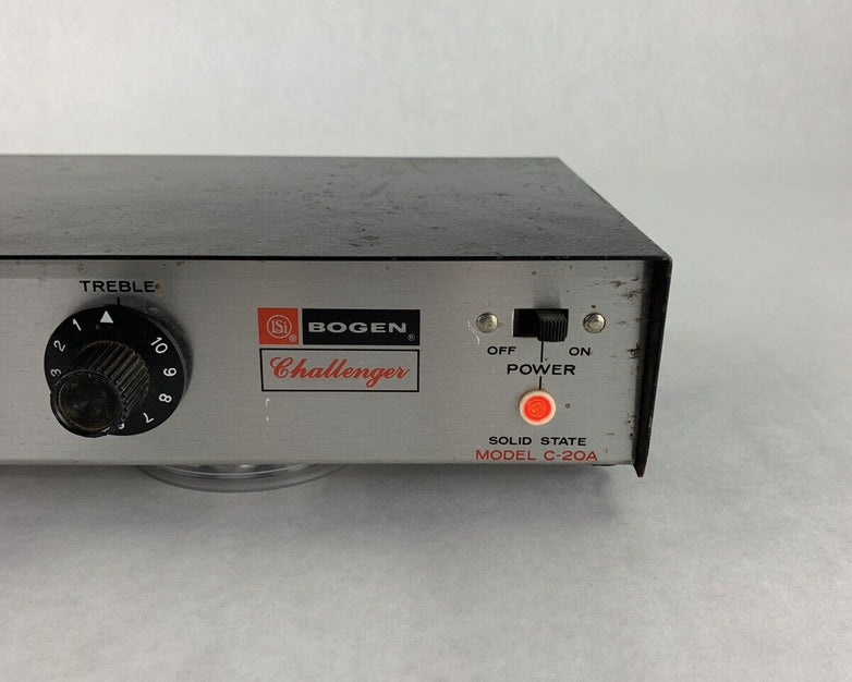 Vintage Bogen Challenger C-20A Solid State 20W Power Tested