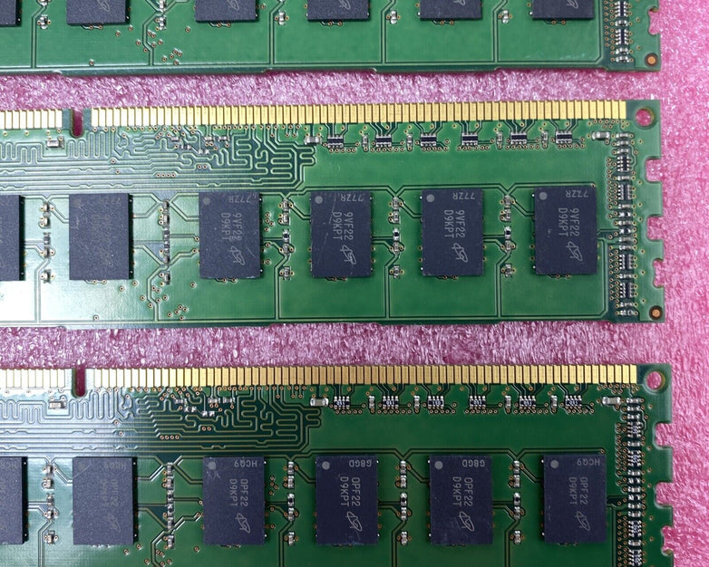 Lot of ( 4 ) 2GB Micron MT16JTF25664AZ-1G4F1 PC3-10600 DDR3 240-Pin DIMM Memory