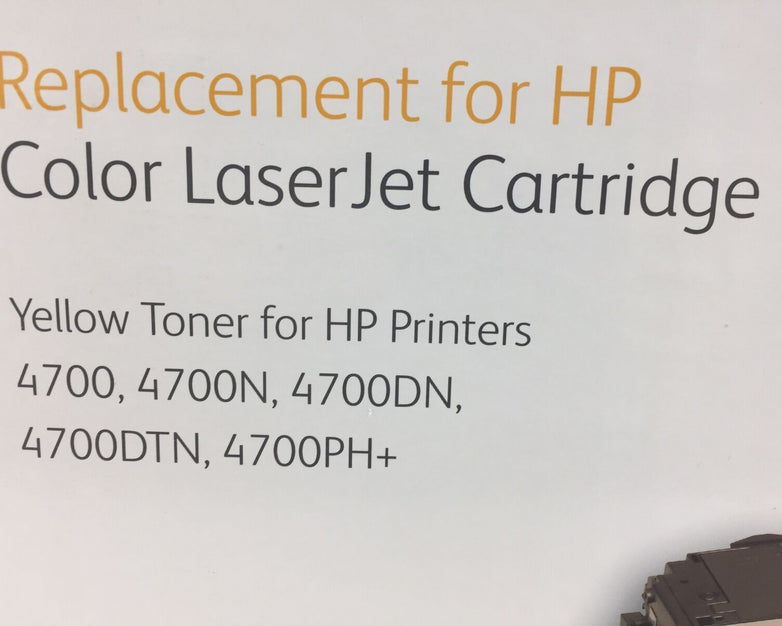 Xerox Replacement Yellow Toner Cartridge for HP 4700 Q5952A 13,100 page yield