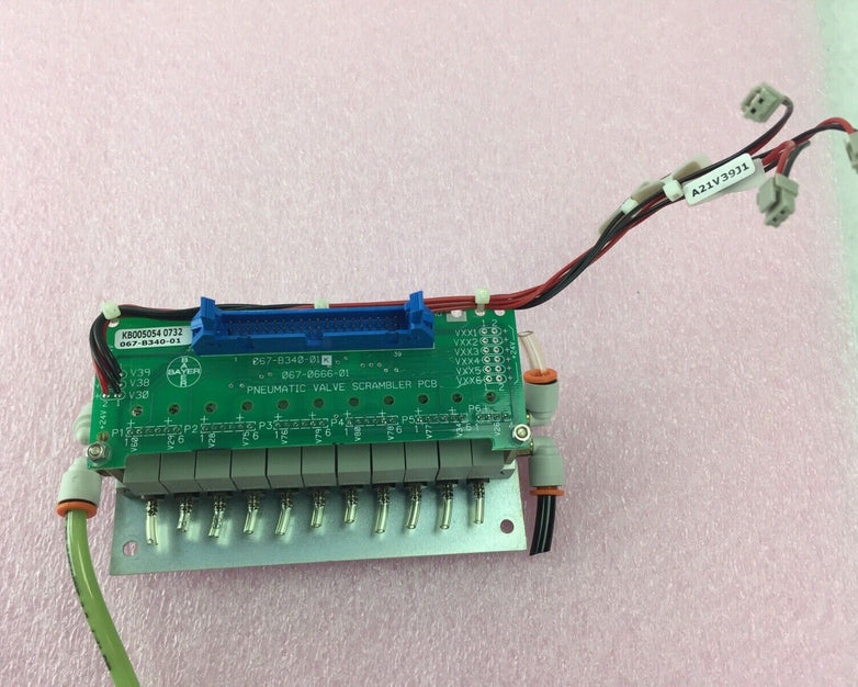 Siemens Bayer - 067-B340-01K - Pneumatic Value Scrambler PCB