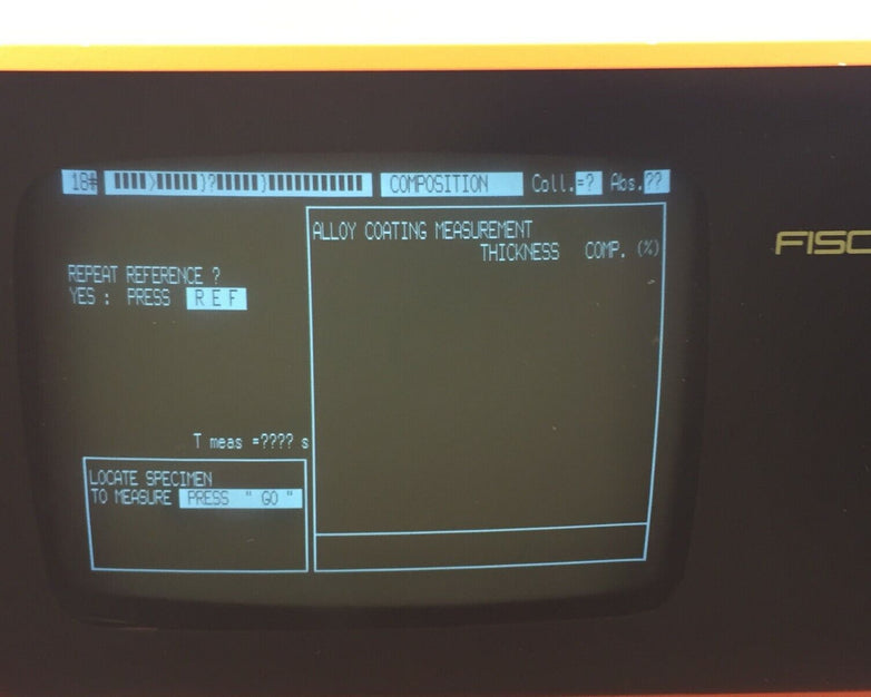 Fischer XA 1500 Fischerscope X-Ray Coating Thickness Computer w/ Power Cord