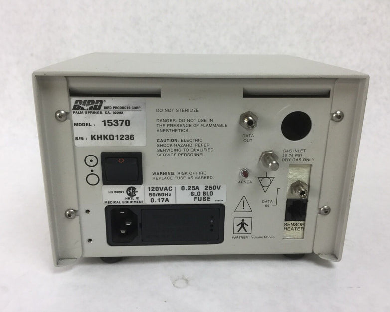 Bird Partner IIi Monitor 15370 Untested Powers On Includes Power Cord