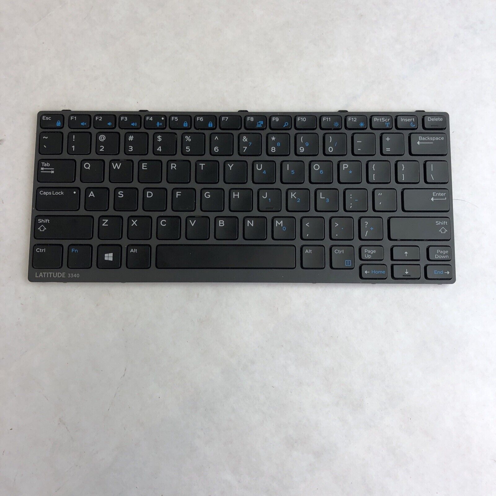 Dell Latitude Replacement Keyboard With Frame Model NSK-LKAUW 01