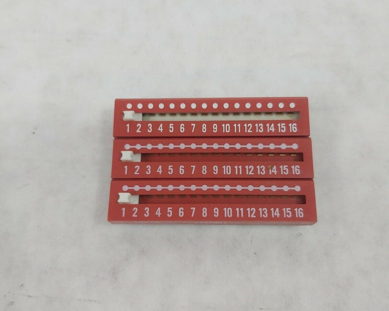 Grayhill 8315 1-16 Slider Switch Lot of 3